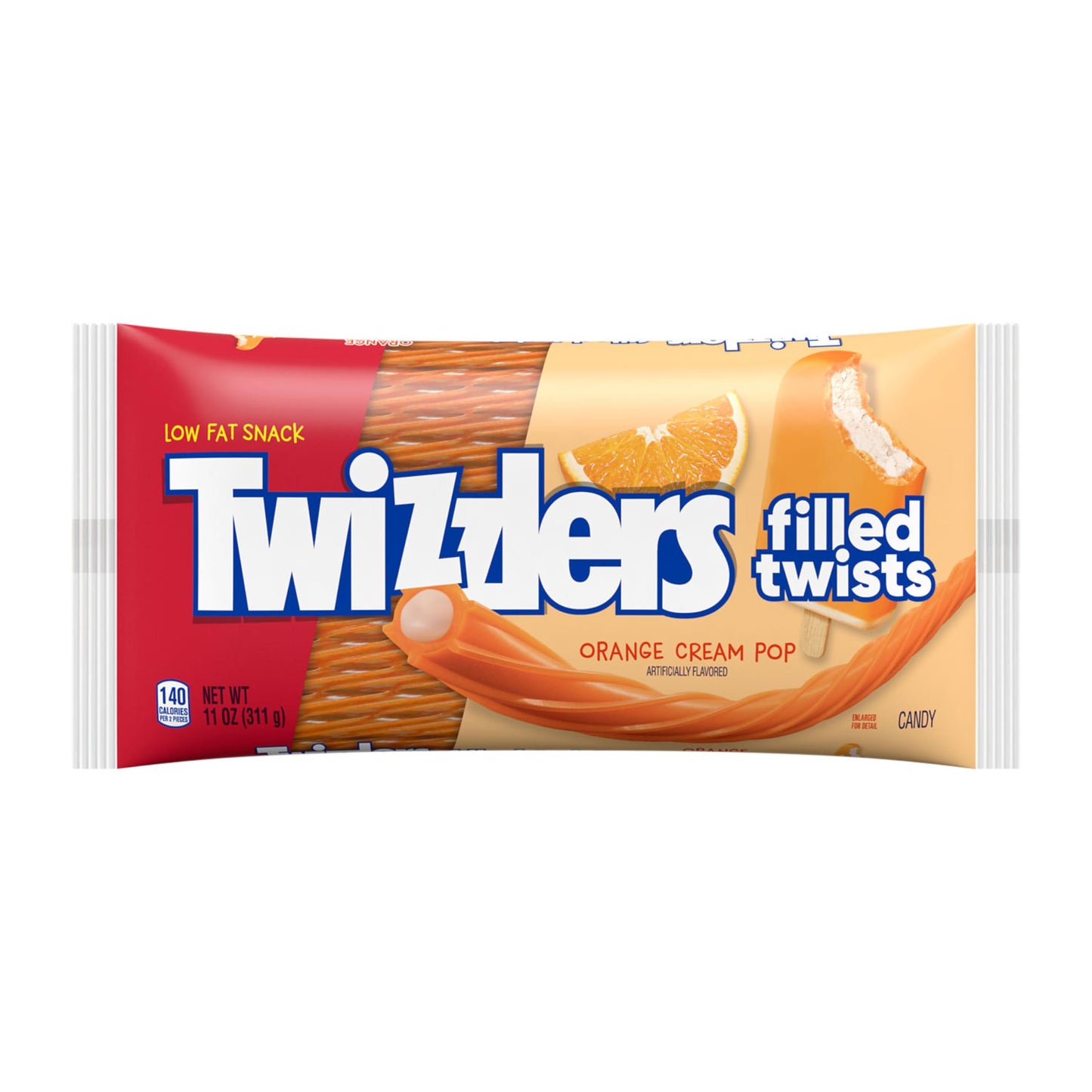 Twizzlers Filled Twists Orange Cream Pop 311g