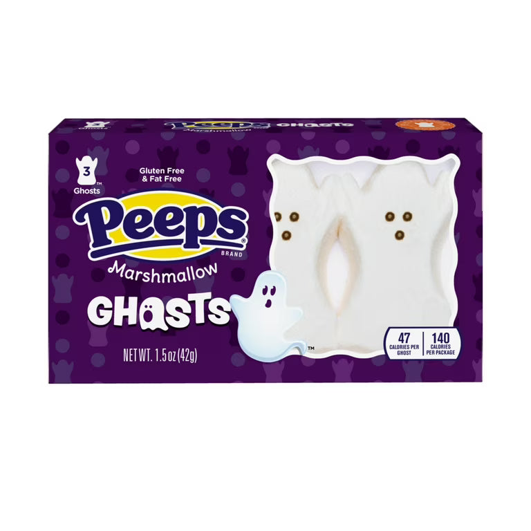 Peeps Marshmallow Ghosts (3ct) 43g - OhMyCandyBox