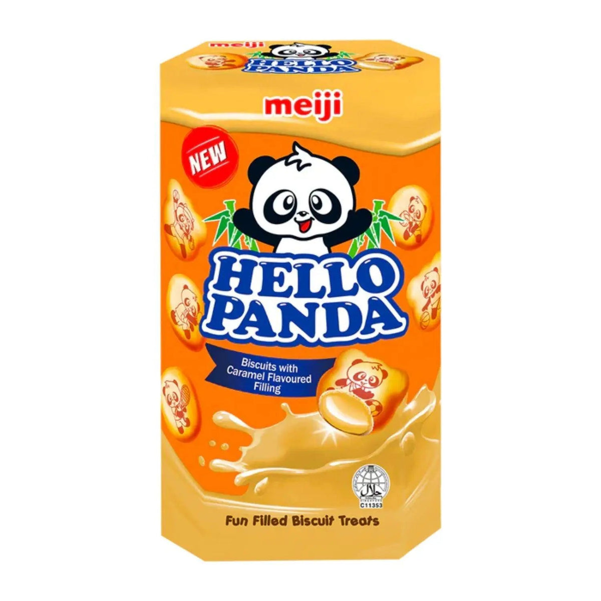 Meiji Hello Panda karamelnim punjeni keksi, pakiranje 50 g