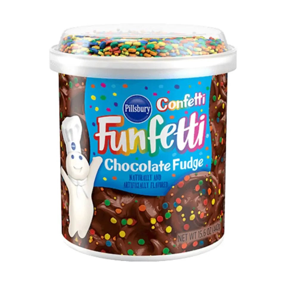 Pillsbury Funfetti Frosting Chocolate 442g - OhMyCandyBox