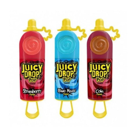 Bazooka Juicy Drop Pop Mixed Flavours 26g OhMyCandyBox