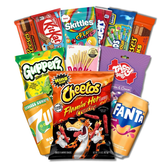 Discovery paket grickalica s omotima Skittles, Fanta i Cheetos
