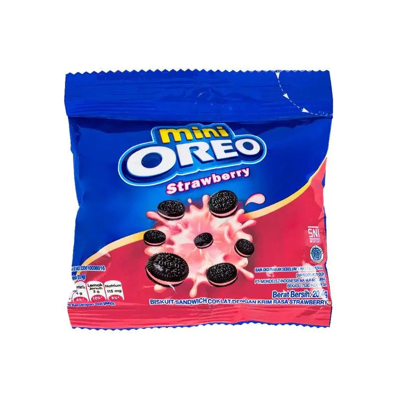 Oreo Mini Cookies Strawberry Bag 20g OhMyCandyBox