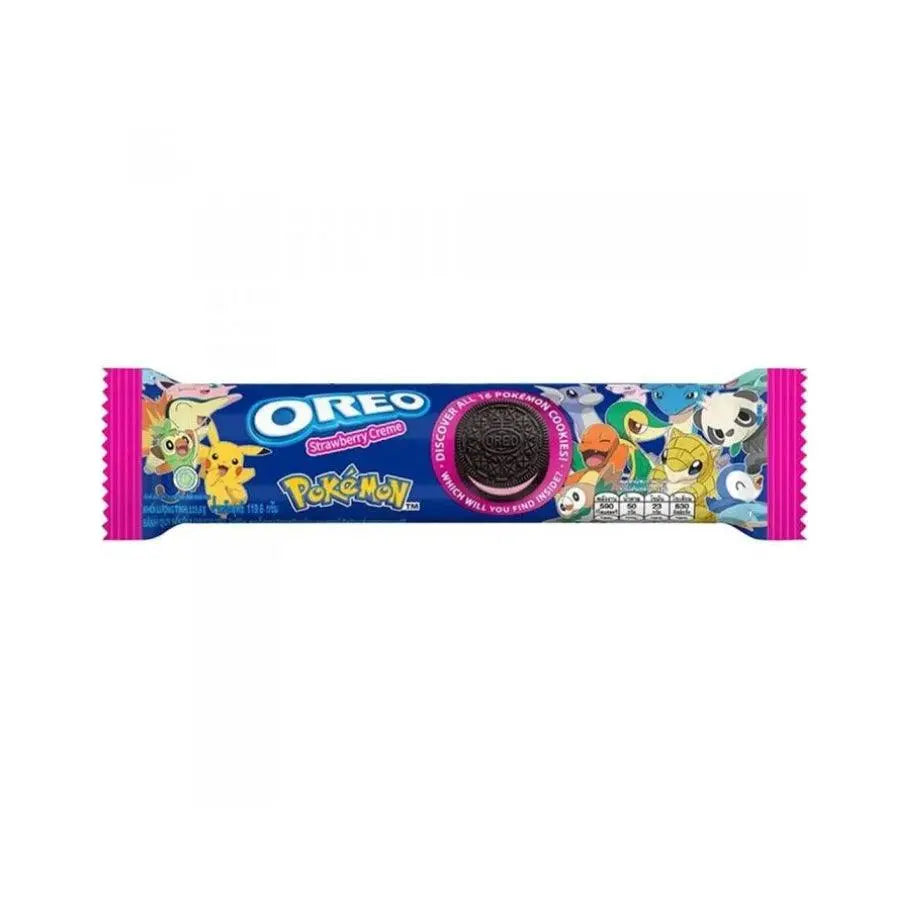 Oreo Pokemon Strawberry creme 28g OhMyCandyBox