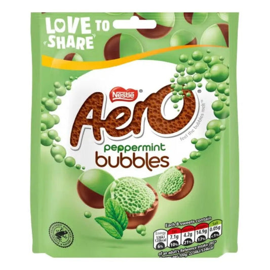 Aero Bubbles Peppermint 92g - OhMyCandyBox