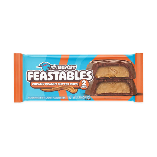 MrBeast Feastables Cups Creamy Peanut Butter 20g - OhMyCandyBox