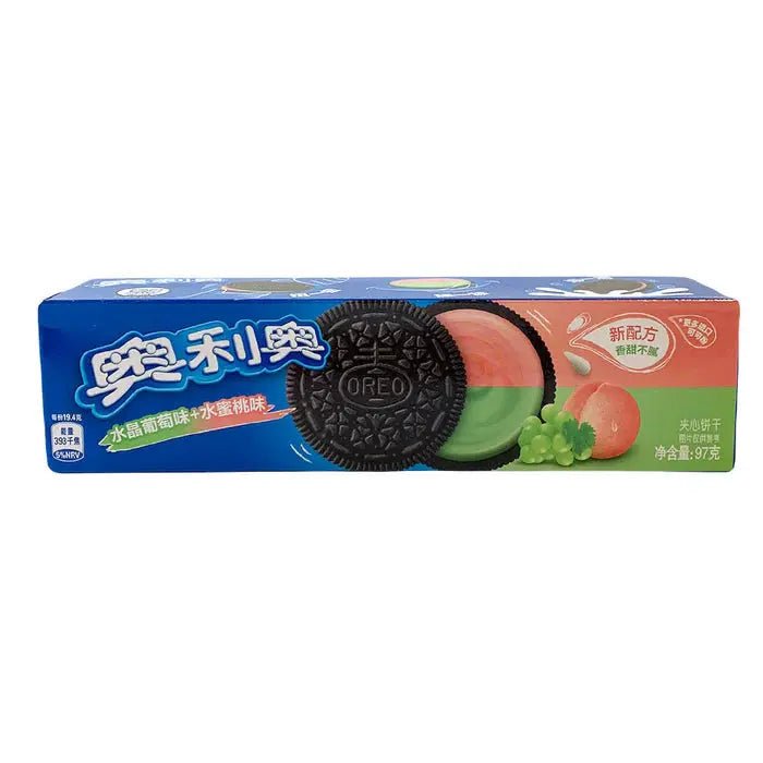 Oreo Double Crystal Grape & Peach Creme 97g - OhMyCandyBox